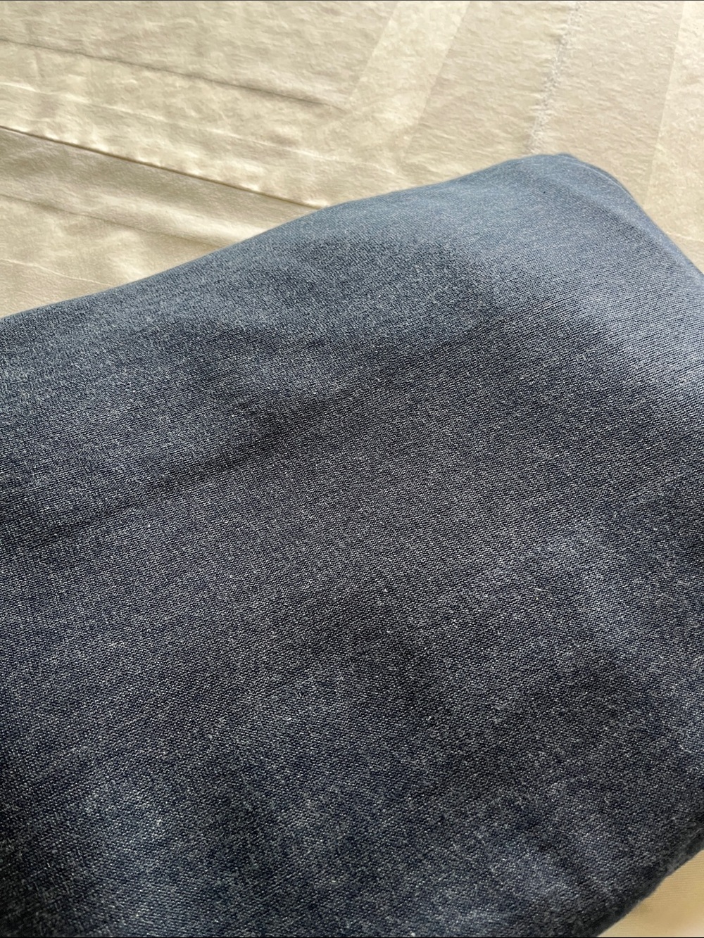 Classic Dark Navy Stretch Knit Fabric By David Textiles 4 Yards - Picture 2 of 4